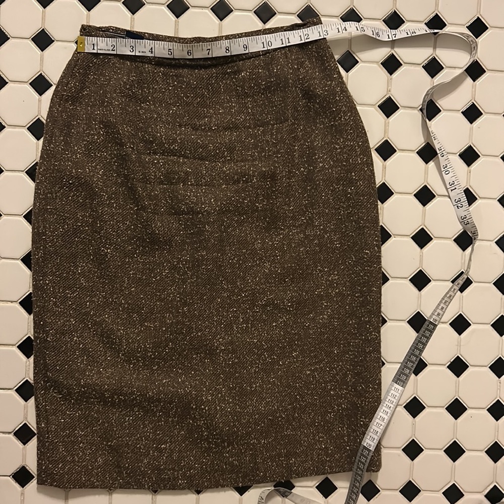 Vintage Burberry tweed skirt